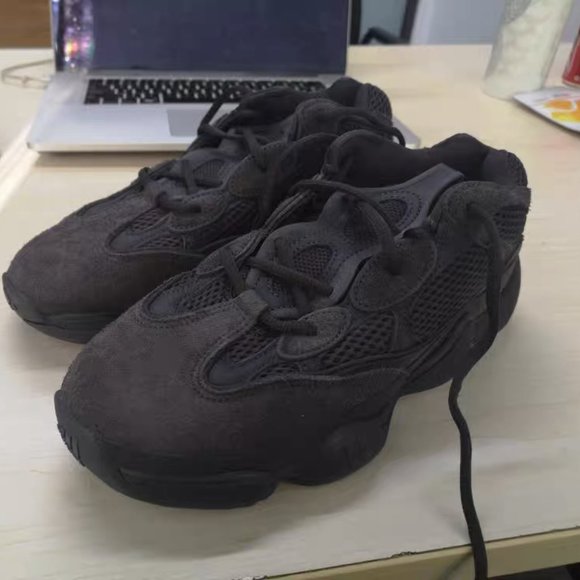 Adidas Yeezy 500 Black Samurai Daddy Shoes Men